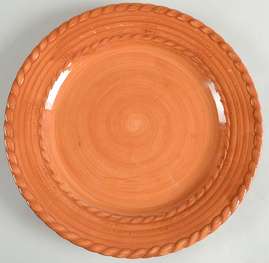 Bellini Terra Cotta Dinner Plate by Roscher & Co-1