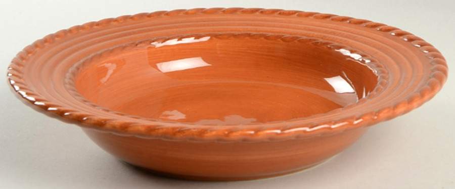 Bellini Terra Cotta 10" Individual Pasta Bowl by Roscher & Co-1