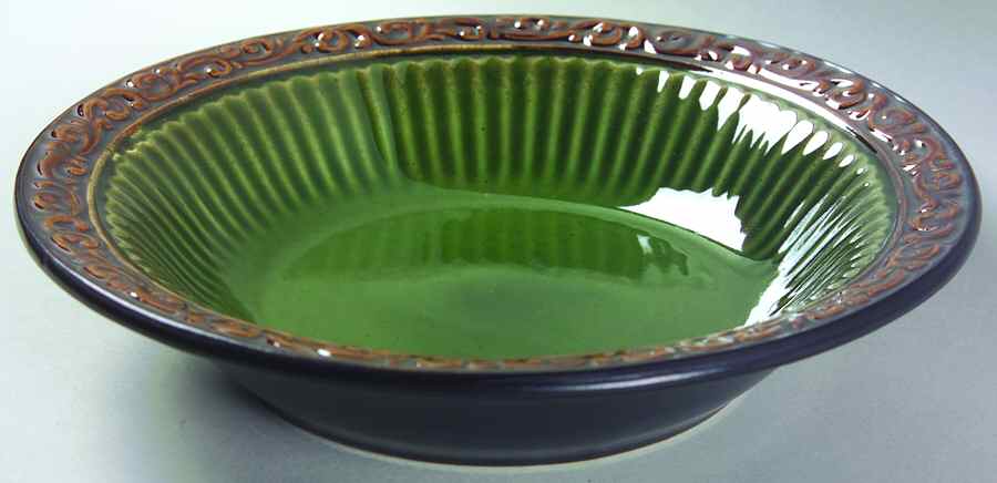 Tara Collection Emerald Green Soup/Cereal Bowl by Roscher & Co-1