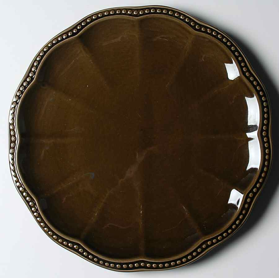 Hobnail Cocoa Dinner Plate by Roscher & Co-1