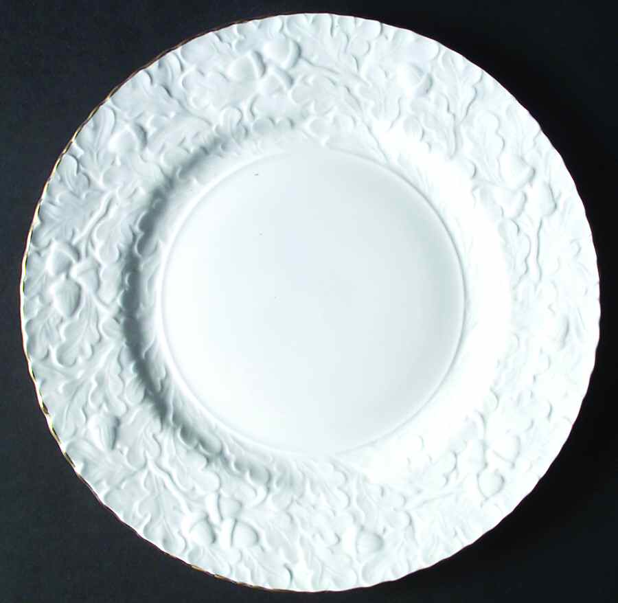 Royal Oak (Gold Trim) Dinner Plate by Rosina-Queens-1