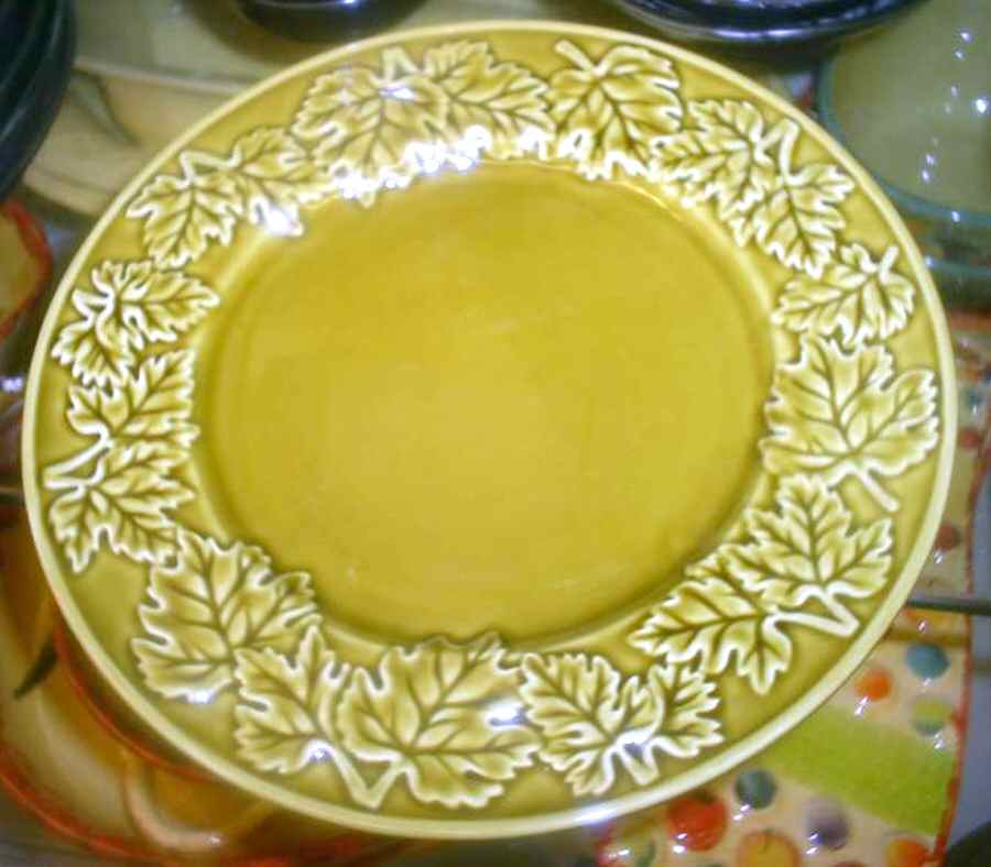 Autunno Olive Green Dinner Plate by Roscher & Co-1