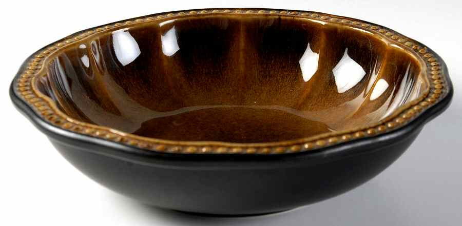 Hobnail Tiger Eye Coupe Soup Bowl by Roscher & Co-1