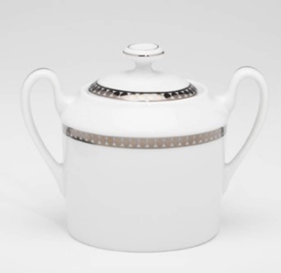 Celtic Sugar Bowl & Lid by Royal Limoges-1