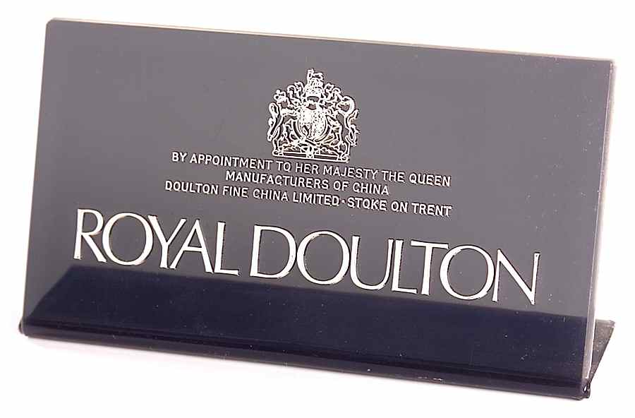 Advertising Signs Plastic Sign 1 by Royal Doulton-1
