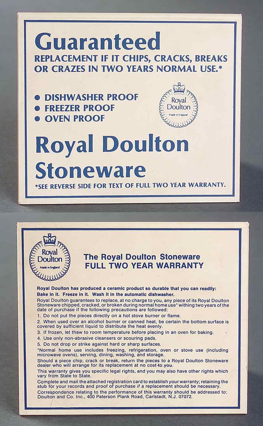 Advertising Signs Plastic Sign 4 by Royal Doulton-1