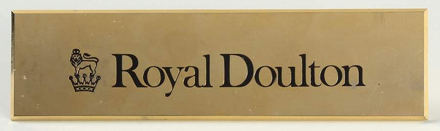 Advertising Signs Metal Sign 1 by Royal Doulton-1