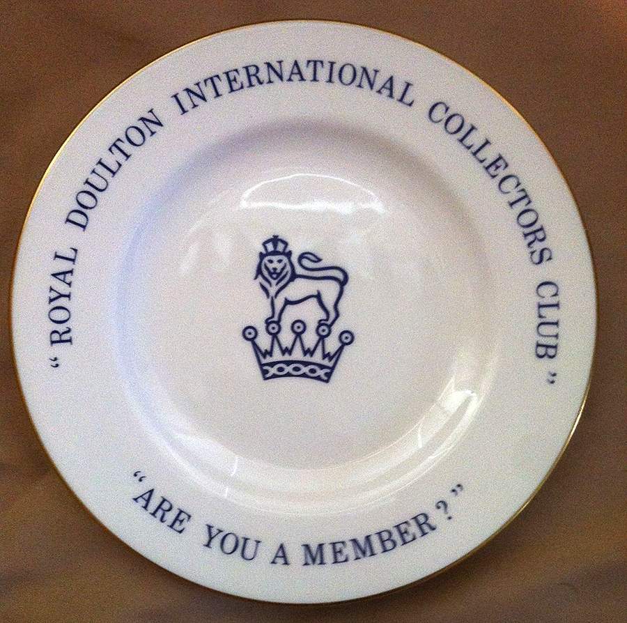 Advertising Signs Advertising Dinner Plate by Royal Doulton-1