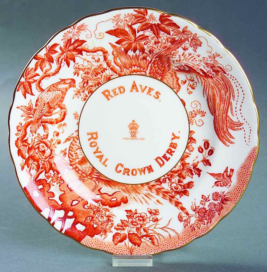 Advertising Signs Advertising Dessert Plate by Royal Crown Derby-1