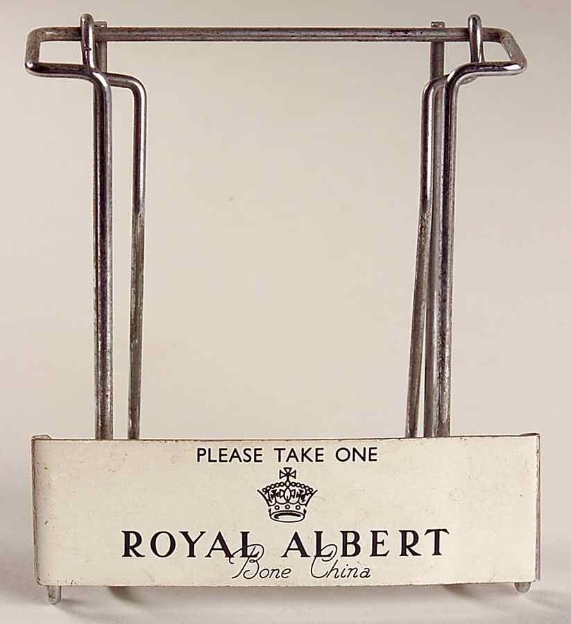 Advertising Signs Brochure Holder Advertising Sign by Royal Albert-1