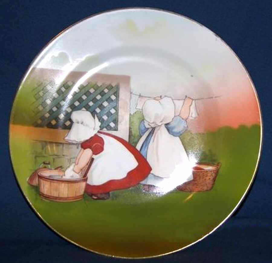 Sunbonnet Babies Salad Plate by Royal Bayreuth-1