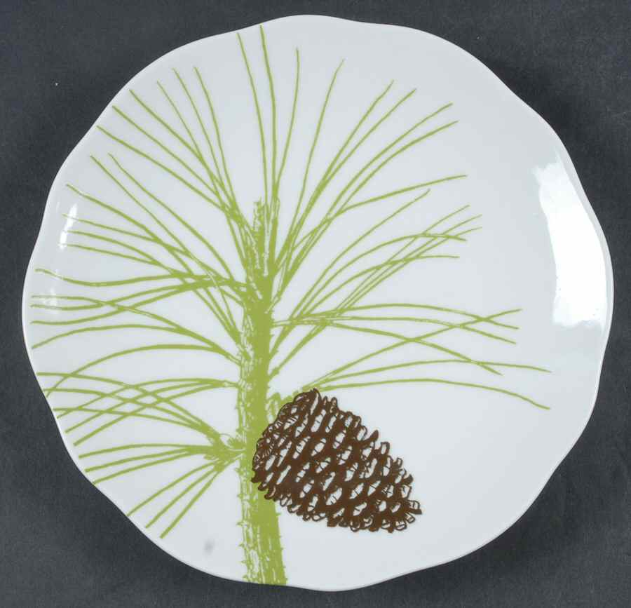 Boho Holiday Salad/Dessert Plate by Rosanna-1