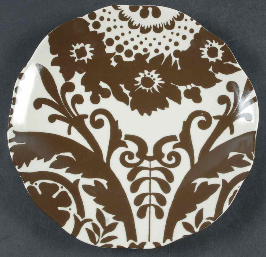Boho Holiday Salad/Dessert Plate by Rosanna-1