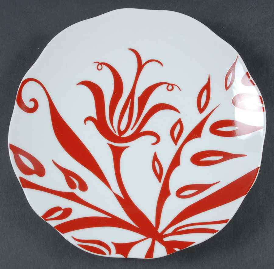 Boho Holiday Salad/Dessert Plate by Rosanna-1