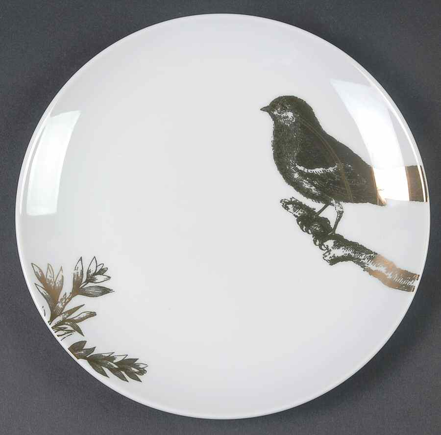 Four Calling Birds Salad/Dessert Plate by Rosanna-1