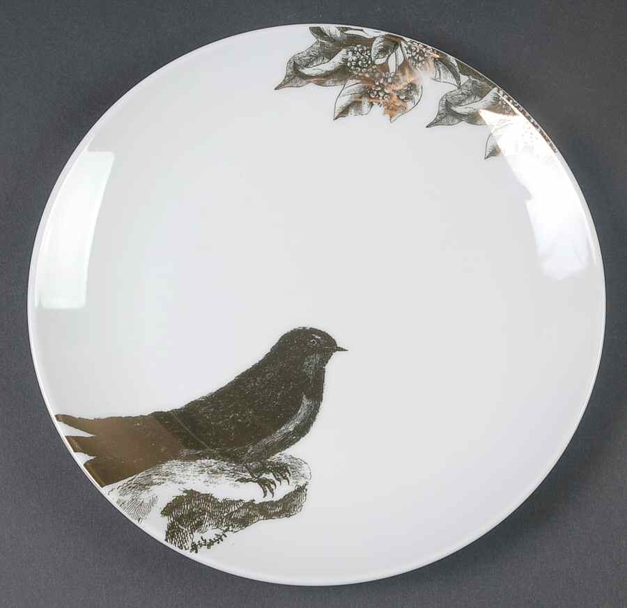 Four Calling Birds Salad/Dessert Plate by Rosanna-1