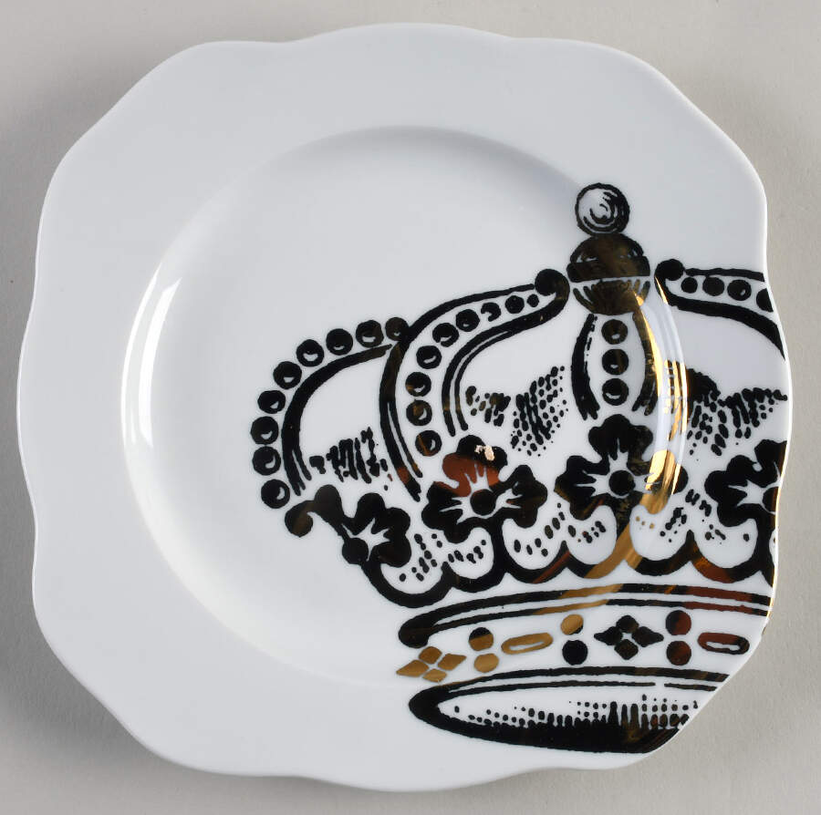 Kings Road Square Salad Plate by Rosanna-1