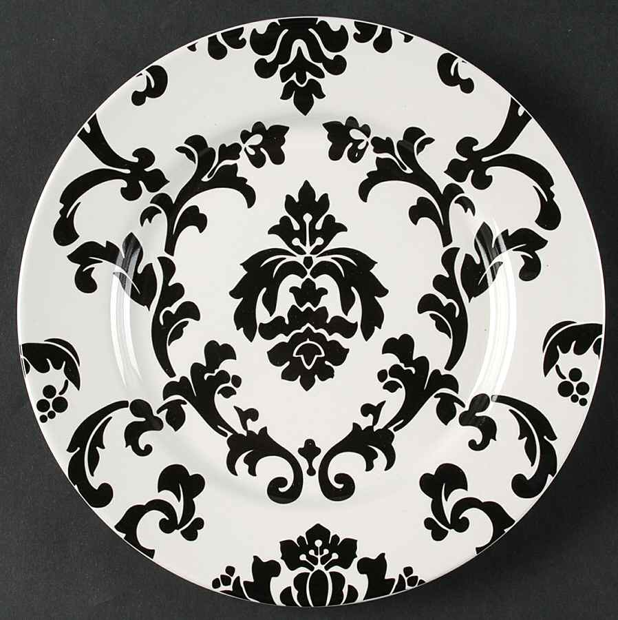 Parisian Wallpaper Salad/Dessert Plate by Rosanna-1