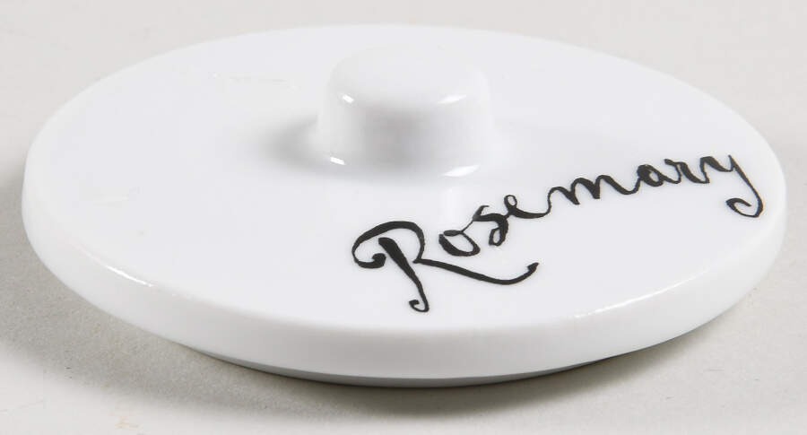 Pasta Italiana Lid for Rosemary Spice Jar by Rosanna-1