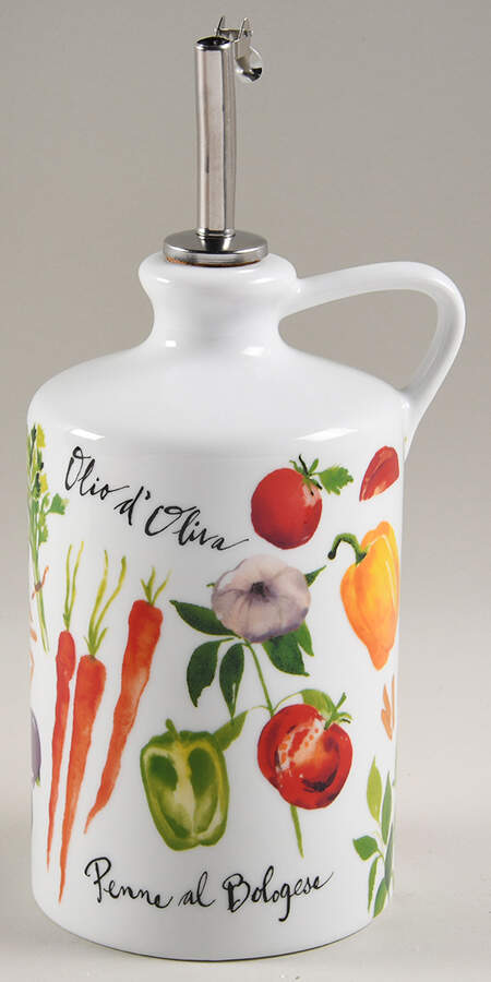 Pasta Italiana Oil Jar & Drizzle Spout by Rosanna-1