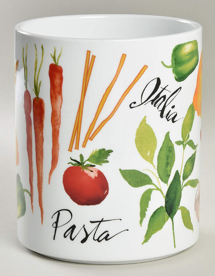 Pasta Italiana Utensil Holder by Rosanna-1
