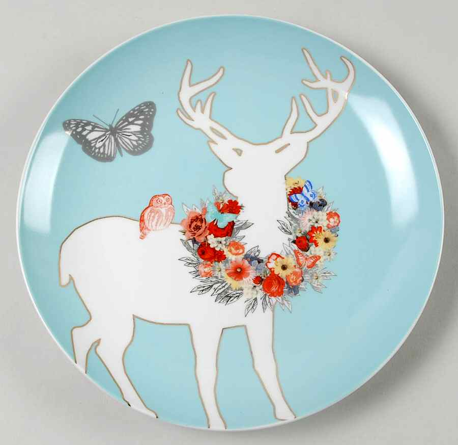 A Walk in the Woods Salad/Dessert Plate by Rosanna-1