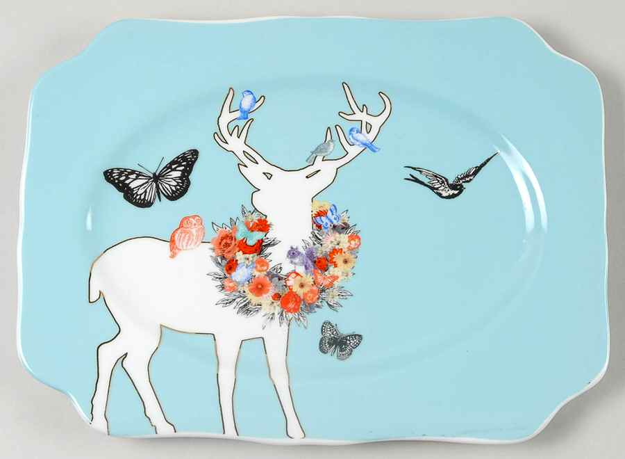 A Walk in the Woods 10" Rectangular Tray by Rosanna-1