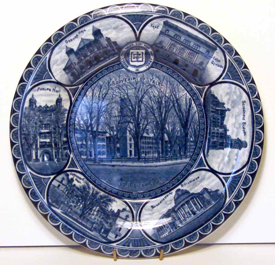 Souvenir of Yale Dinner Plate by Rowland & Marsellus-1