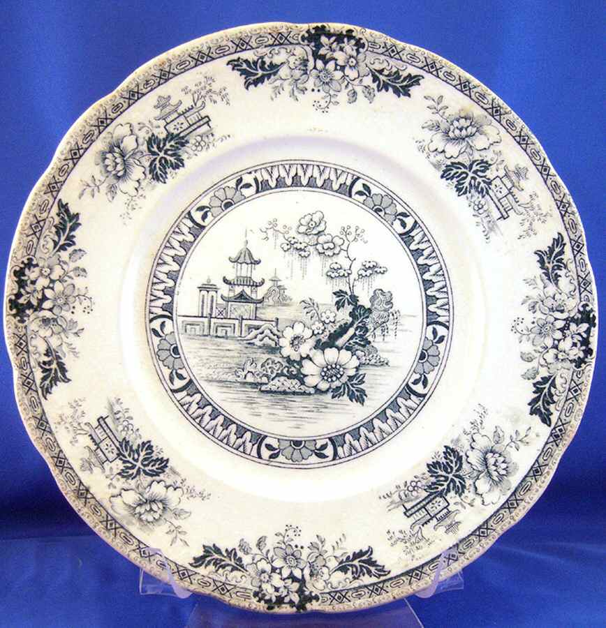 Yeddo (Blue) Dinner Plate by Arthur J Wilkinson-1