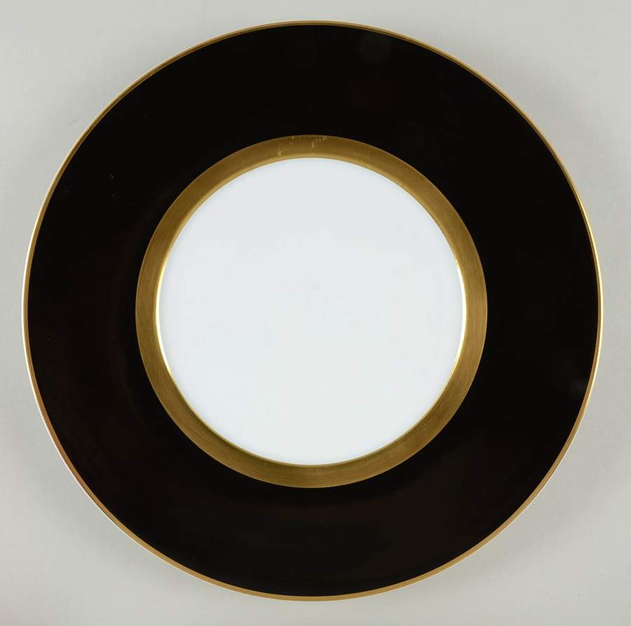 Gala (Black) Service Plate (Charger) by Raynaud-1