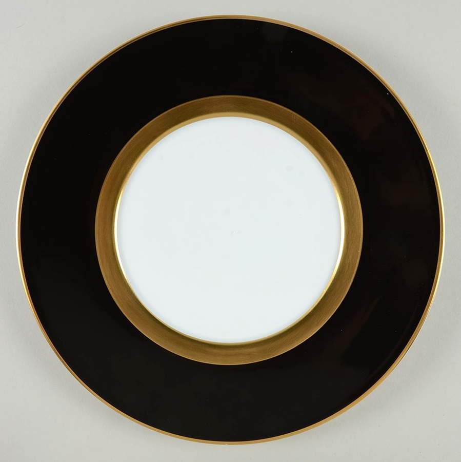 Gala (Black) Dinner Plate by Raynaud-1
