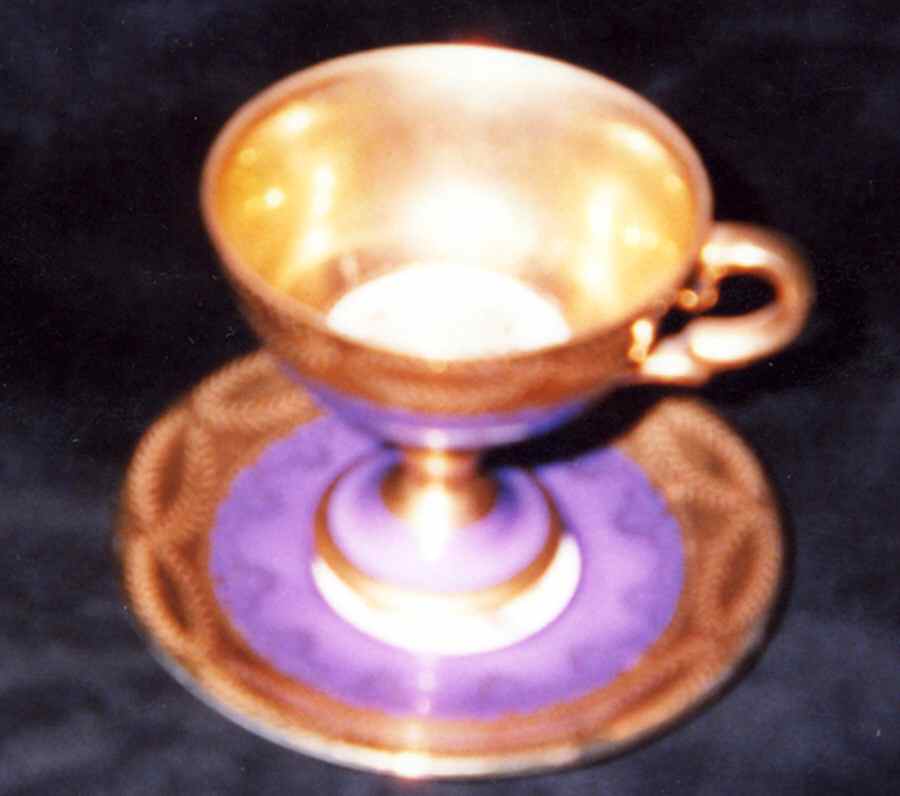 1620 Footed Cup & Saucer Set by Royal Vienna (Austria-Poland)-1