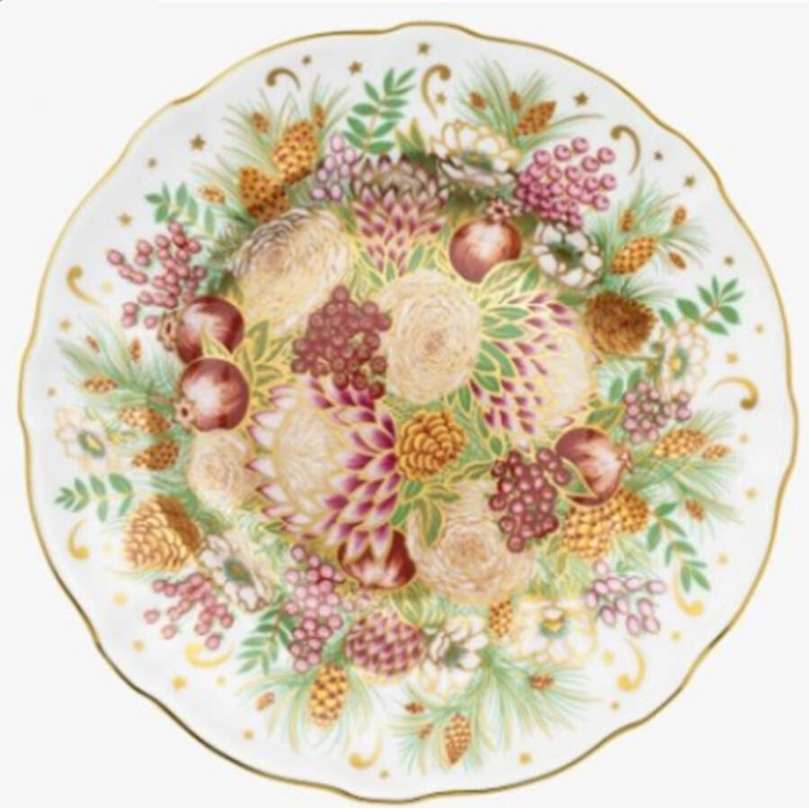Seasons Accent Salad Plate by Royal Crown Derby-1