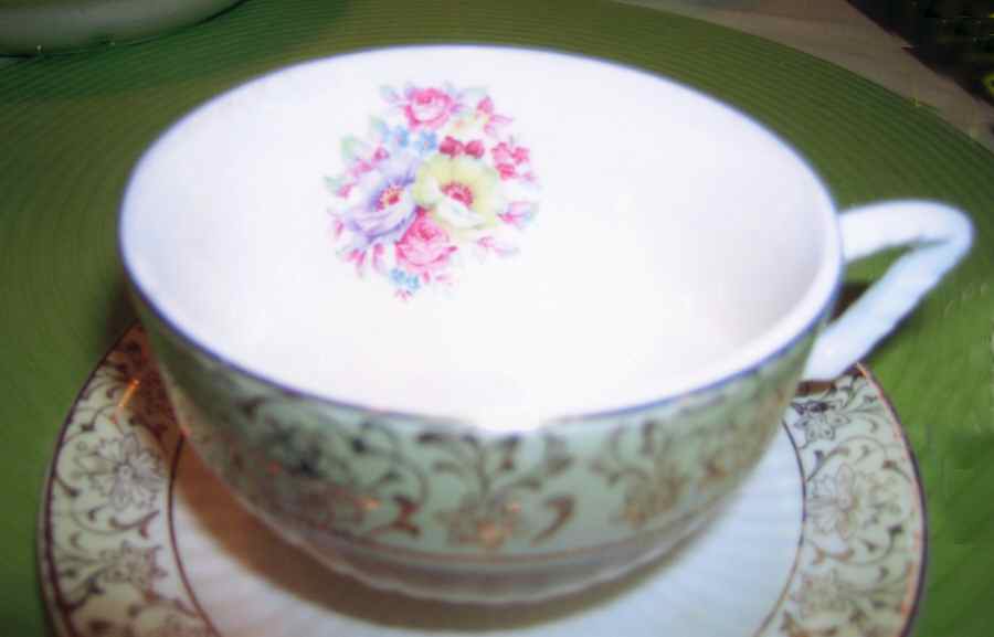 Simplicity Flat Cup & Saucer Set by Royal (USA)-1