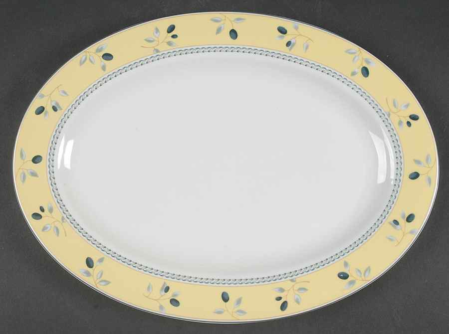 Blueberry 12" Oval Serving Platter by Royal Doulton-1
