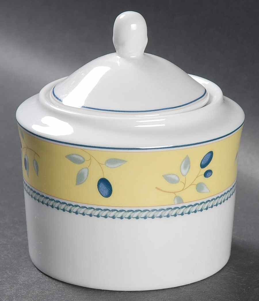Blueberry Sugar Bowl & Lid by Royal Doulton-1