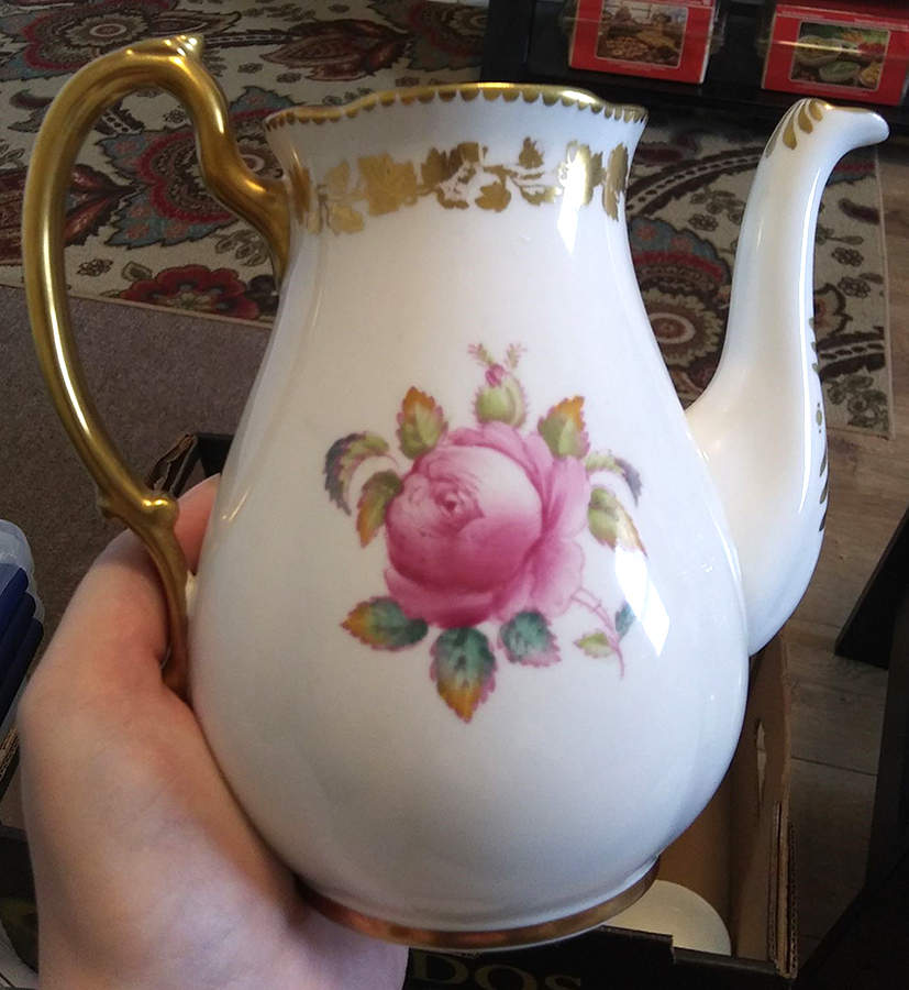 375A Coffee Pot No Lid by Royal Chelsea-1