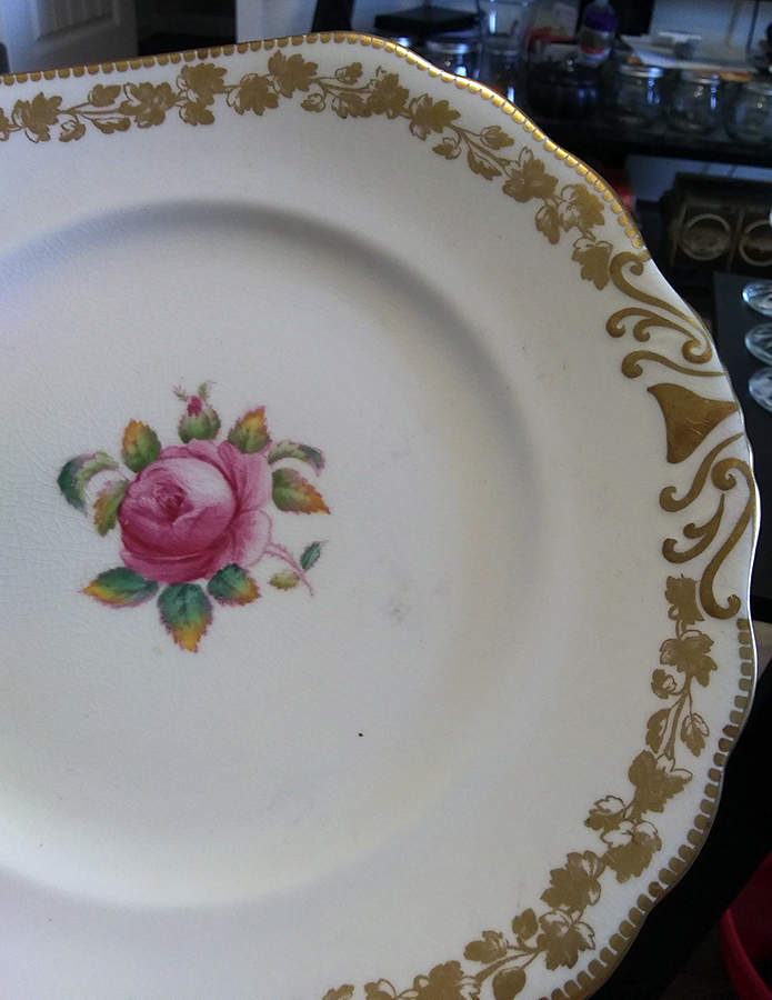 375A Square Cake Plate by Royal Chelsea-1
