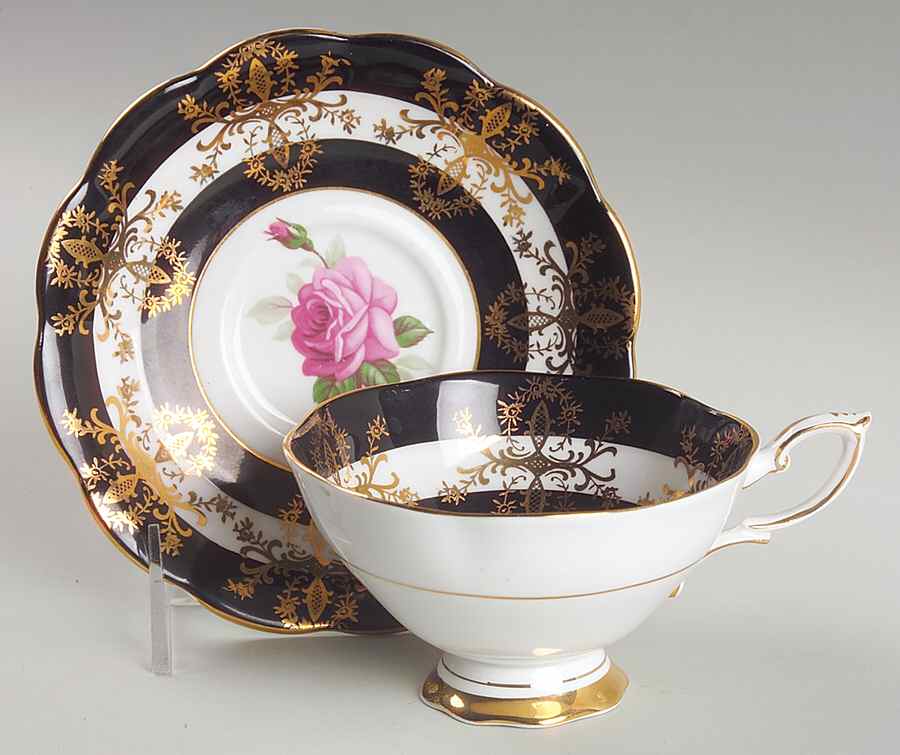 2062 Footed Cup & Saucer Set by Royal Standard-1
