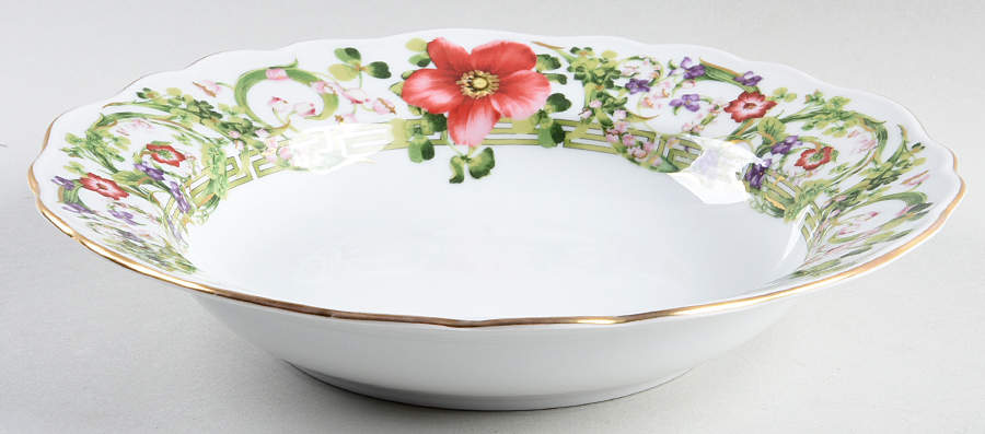 Flower Fantasy Large Rim Soup Bowl by Rosenthal - Continental-1
