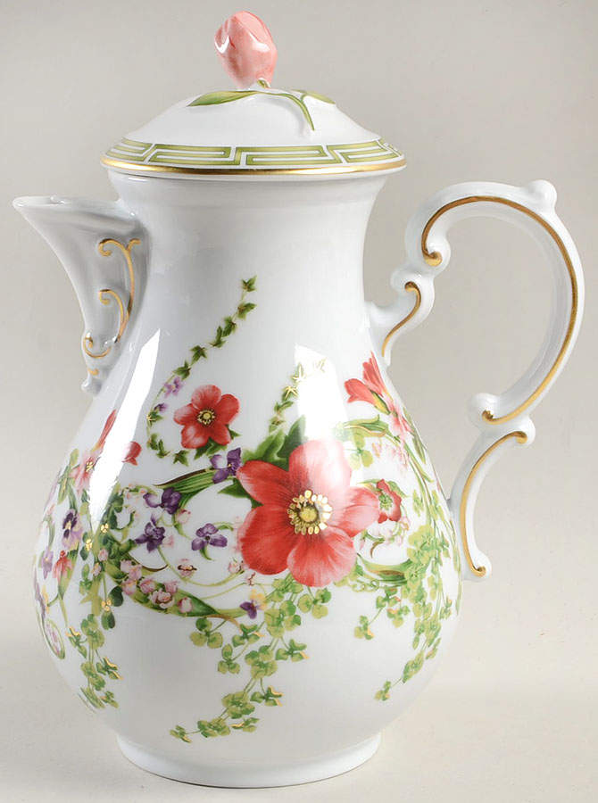 Flower Fantasy Coffee Pot & Lid by Rosenthal - Continental-1