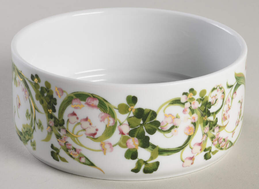 Flower Fantasy Round Box No Lid by Rosenthal - Continental-1