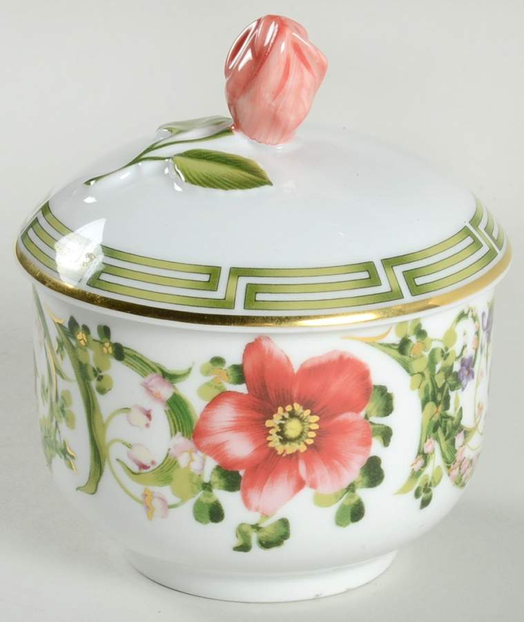 Flower Fantasy Sugar Bowl & Lid by Rosenthal - Continental-1