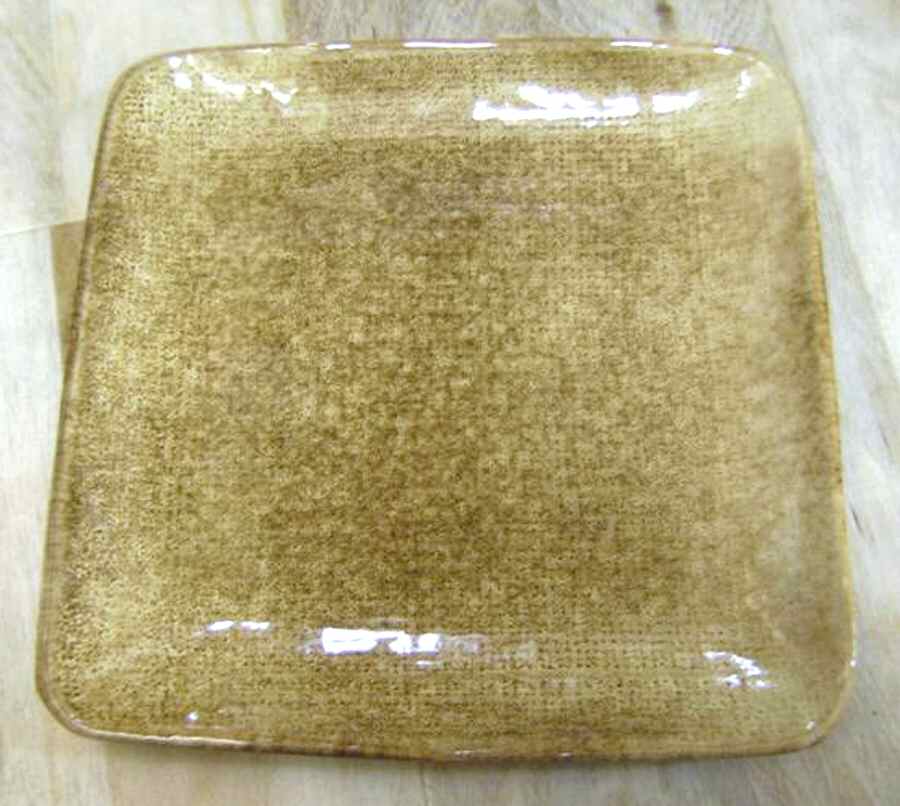 Linen Collection Taupe Dinner Plate by Roscher & Co-1