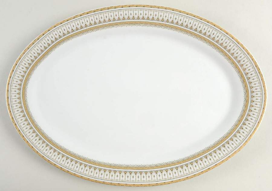 RZS5 14" Oval Serving Platter by Royal Scotland-1
