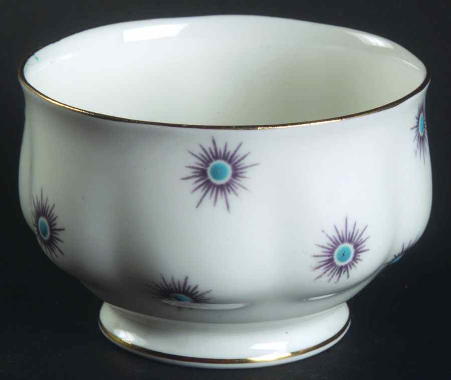 Star of Eve (Gold Trim) Mini Open Sugar Bowl by Royal Albert-1