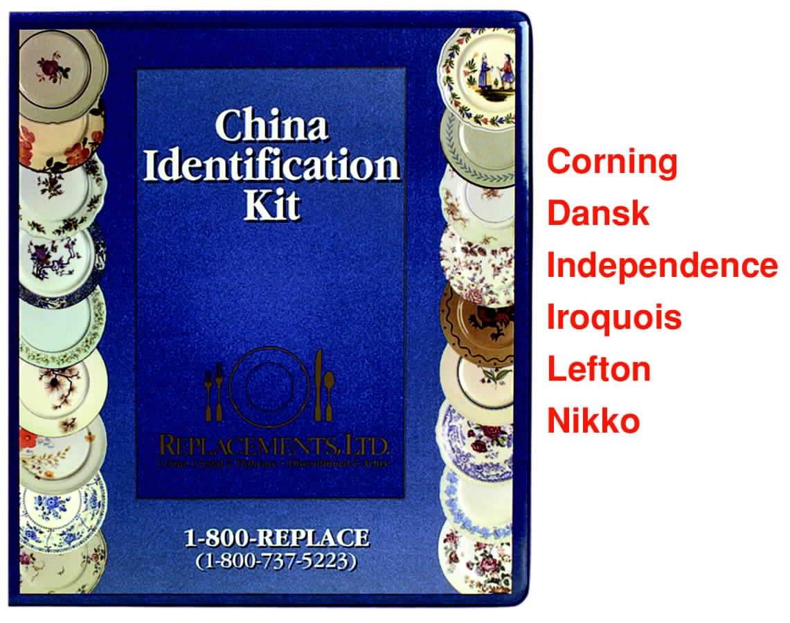 Replacements, Ltd Books China Identification Kit #3 by Replacements Books-1