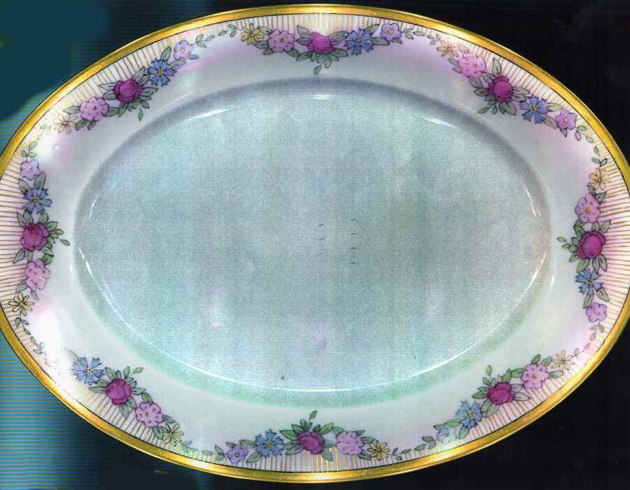 R2003 12" Oval Serving Platter by Rosenthal - Continental-1