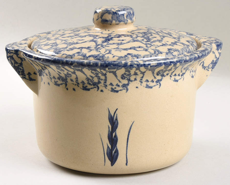 Wheat 2 Qt Round Covered Casserole by Robinson - Ransbottom-1