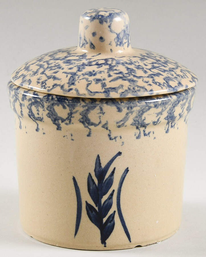 Wheat 3" Storage Jar & Lid by Robinson - Ransbottom-1